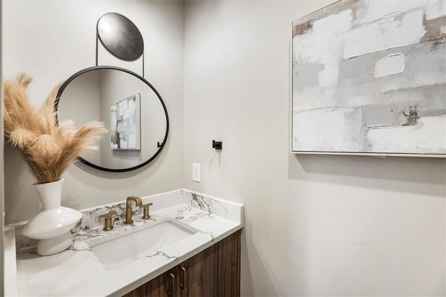 Furnished interior view inside a new home in , Atlanta (Image 33).