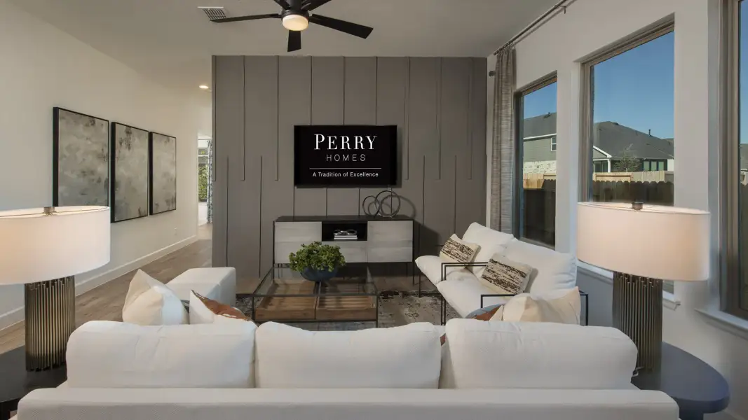 Furnished interior view inside a new home in Woodhavyn, Magnolia (Image 19).