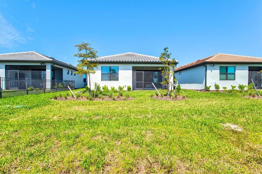 Exterior details and patio area of a home in , Nokomis (Image 29).