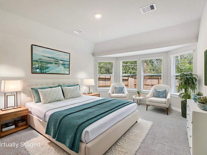 Furnished interior view inside a new home in Sanford Farms - Classic Series, Waller (Image 7). Furnished interior view inside a new home in Sanford Farms - Classic Series, Waller (Image 7).