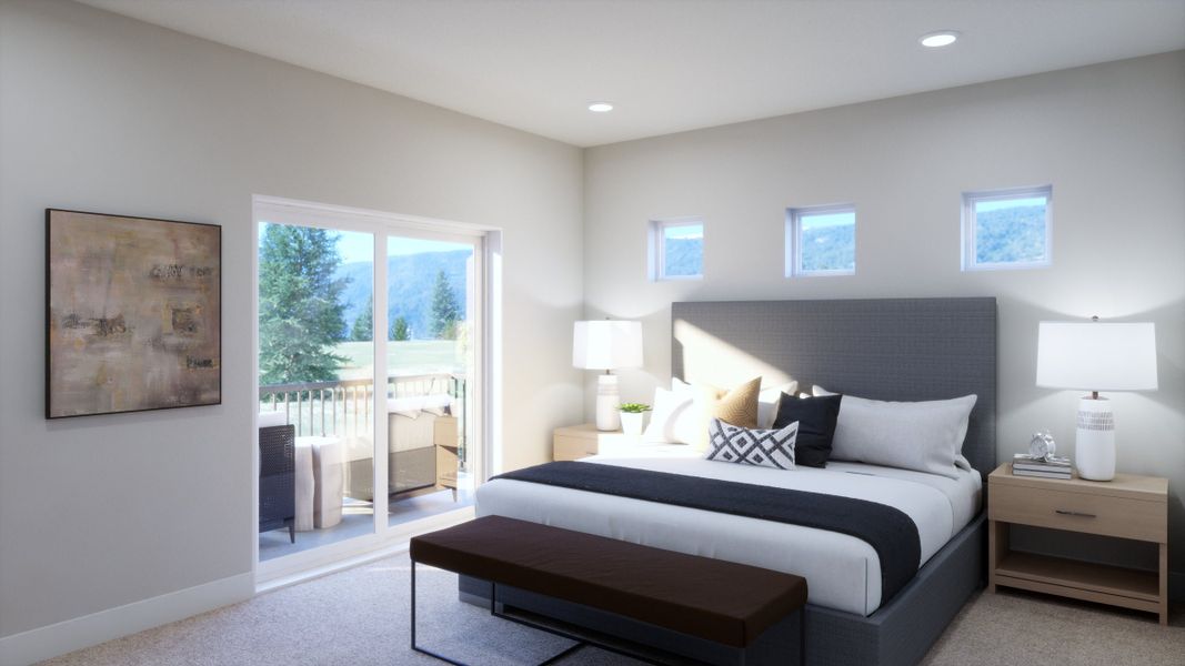 Representative furnished interior of a home built from the D by Trumark Homes in Erie Highlands, Erie (Image 9).