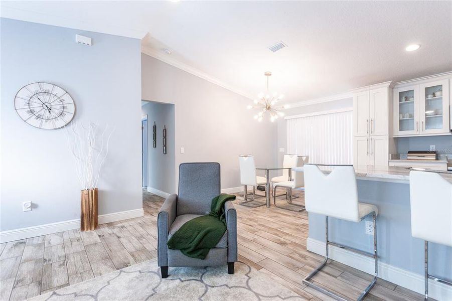 Furnished interior view inside a new home in , Williston (Image 25).