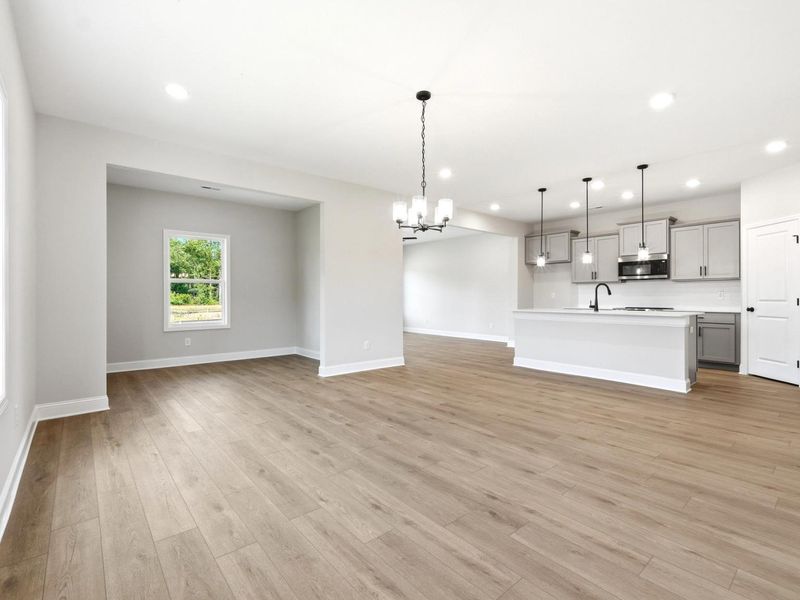 Representative unfurnished interior of a home built from the The Russell A by Davidson Homes LLC in Bailey Park, Fayetteville (Image 25). Representative unfurnished interior of a home built from the The Russell A by Davidson Homes LLC in Bailey Park, Fayetteville (Image 25).