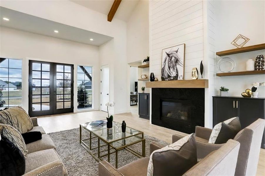 Furnished interior view inside a new home in , Acworth (Image 15).