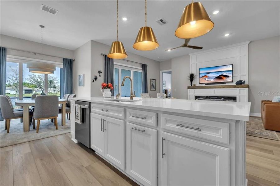 Furnished interior view inside a new home in , Parrish (Image 62).