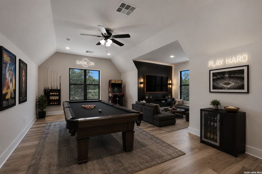 Furnished interior view inside a new home in , Spring Branch (Image 15).