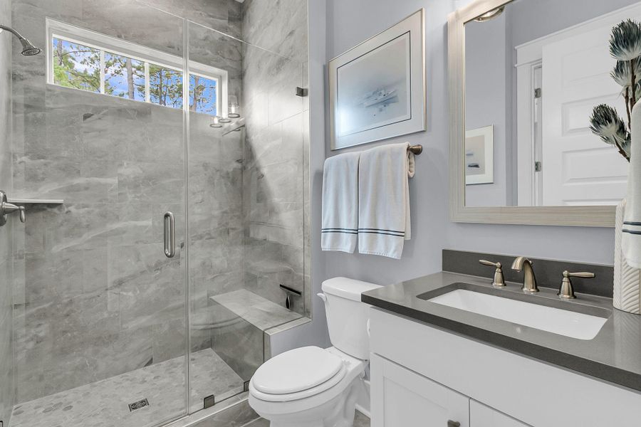 Furnished interior view inside a new home in , Charleston (Image 15).