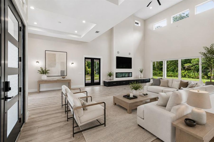 Furnished interior view inside a new home in , New Port Richey (Image 10).