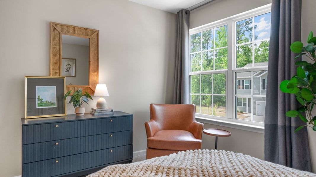 Furnished interior view inside a new home in The Preserve at Kinsley, Jamestown (Image 31).