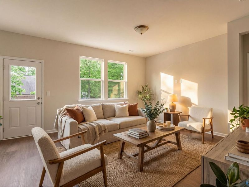 Furnished interior view inside a new home in Bailey Park, Fayetteville (Image 8).
