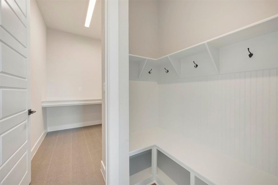 Backpack Rack - Utility Room Entrance