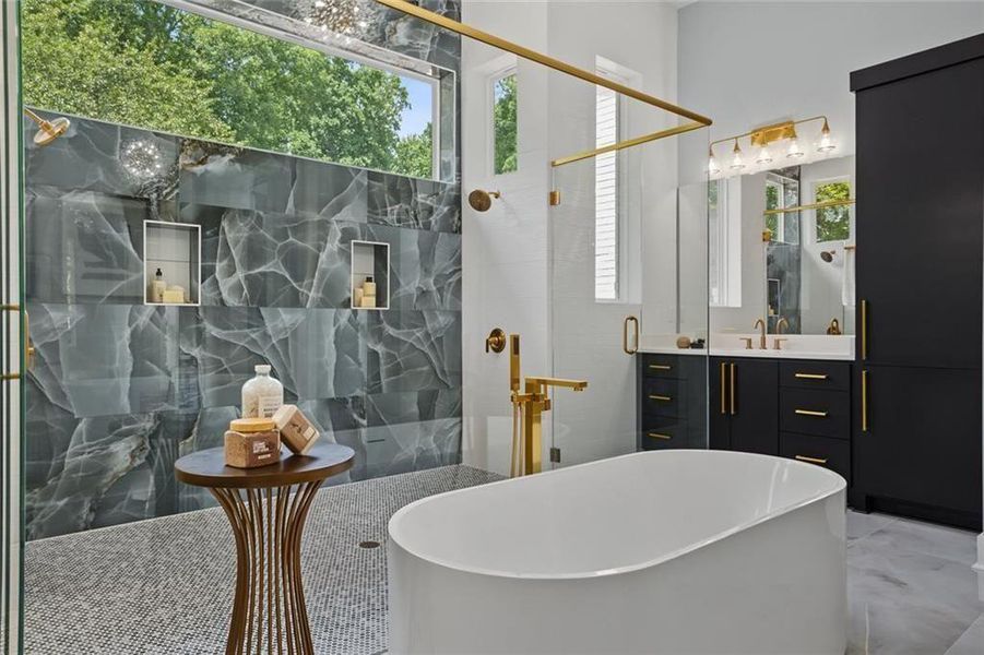 Furnished interior view inside a new home in , Marietta (Image 9).