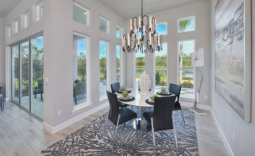 Furnished interior view inside a new home in Mosaic, Daytona Beach (Image 11).