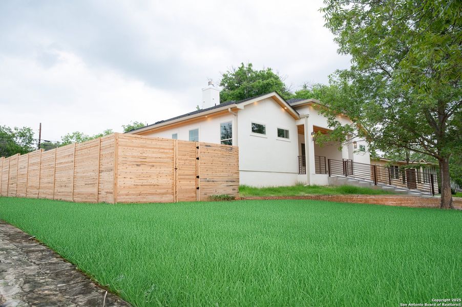 Exterior details and patio area of a home in , Terrell Hills (Image 30). Exterior details and patio area of a home in , Terrell Hills (Image 30).