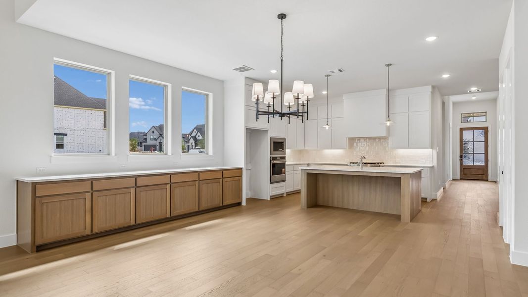 Furnished interior view inside a new home in Painted Tree 50' Series, McKinney (Image 7).