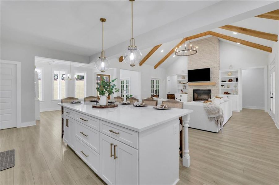 Furnished interior view inside a new home in , Monroe (Image 47).