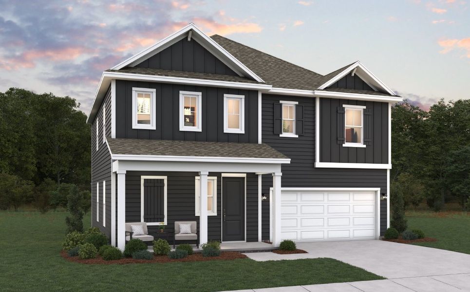 Front exterior of a new home in Maple Crest, White Bluff, TN, highlighting curb appeal (Image 1). Front exterior of a new home in Maple Crest, White Bluff, TN, highlighting curb appeal (Image 1).