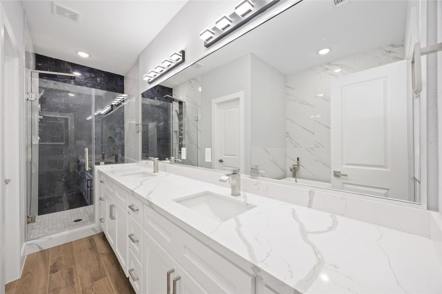 Furnished interior view inside a new home in , Houston (Image 10). Furnished interior view inside a new home in , Houston (Image 10).