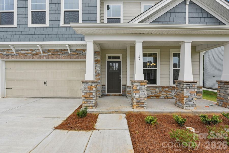Exterior details and patio area of a home in Falls Cove, Troutman (Image 4). Exterior details and patio area of a home in Falls Cove, Troutman (Image 4).