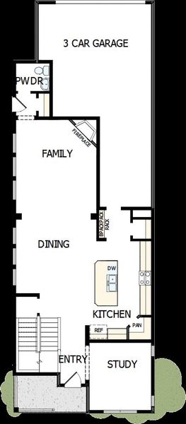 2D floor plan layout of this home in Revel Crossing at Wolf Ranch – The Outlook Collection, Colorado Springs, CO (Image 3). 2D floor plan layout of this home in Revel Crossing at Wolf Ranch – The Outlook Collection, Colorado Springs, CO (Image 3).