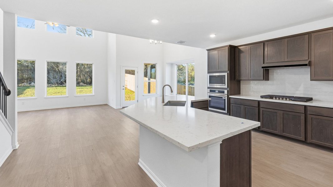 Furnished interior view inside a new home in Anthem, Kyle (Image 8).