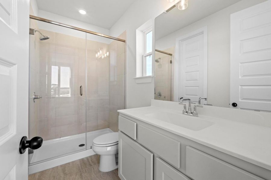 Furnished interior view inside a new home in Lariat, Liberty Hill (Image 8).