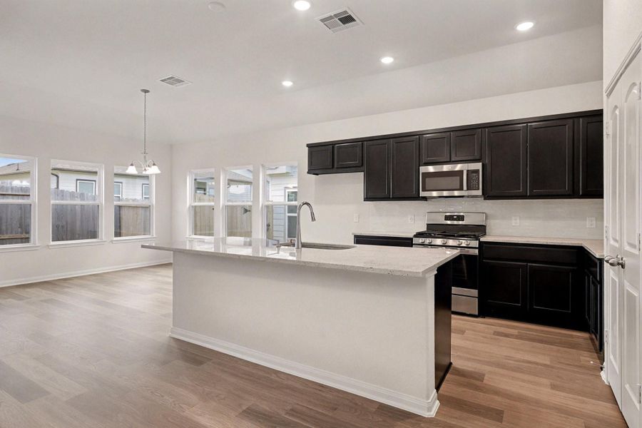 Furnished interior view inside a new home in Clear View Estates, Willis (Image 6).