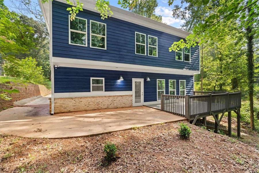Exterior details and patio area of a home in , Acworth (Image 31). Exterior details and patio area of a home in , Acworth (Image 31).