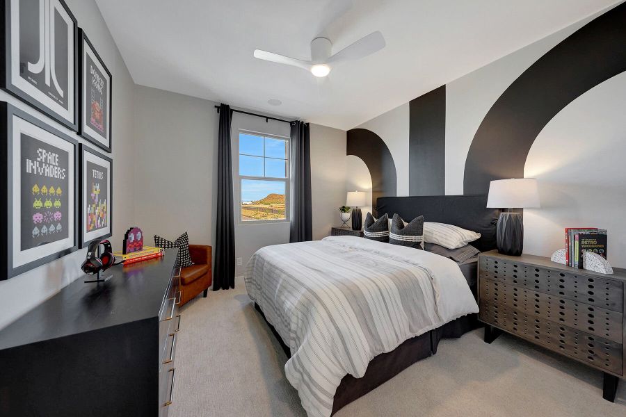 Representative furnished interior of a home built from the Slate by Mattamy Homes in Miravida, Surprise (Image 45).