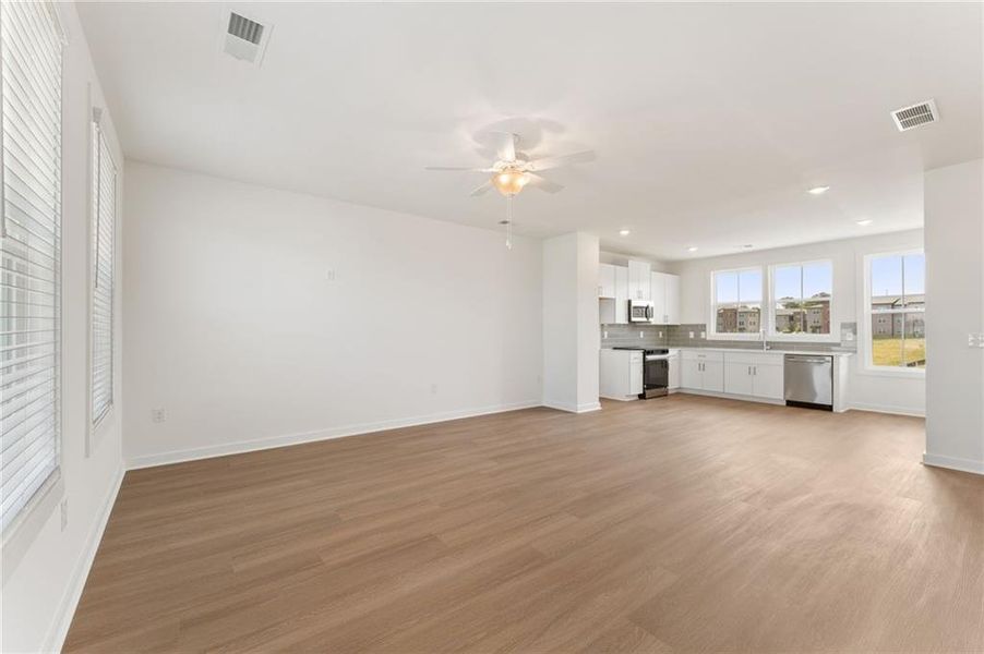 Spacious, unfurnished interior of a new home in Array, Atlanta (Image 21). Spacious, unfurnished interior of a new home in Array, Atlanta (Image 21).