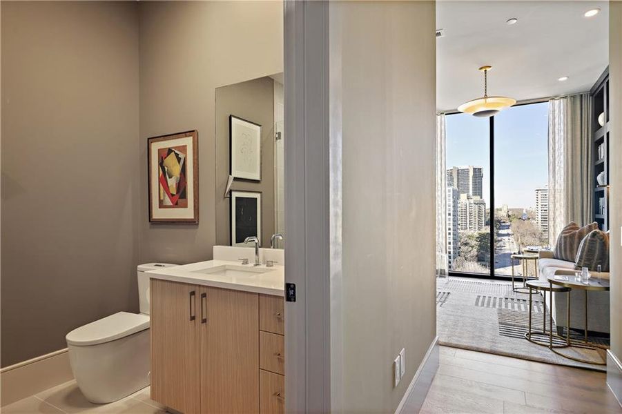 Furnished interior view inside a new home in The Dillon Buckhead, Atlanta (Image 33).