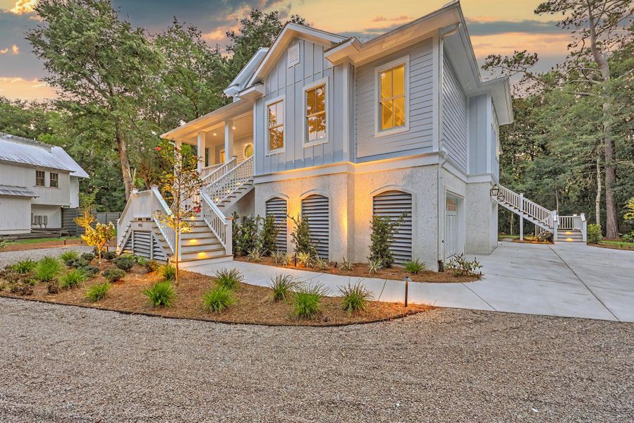Front exterior of a new home in , Mount Pleasant, SC, highlighting curb appeal (Image 37).