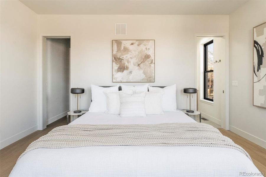 Furnished interior view inside a new home in , Denver (Image 10).