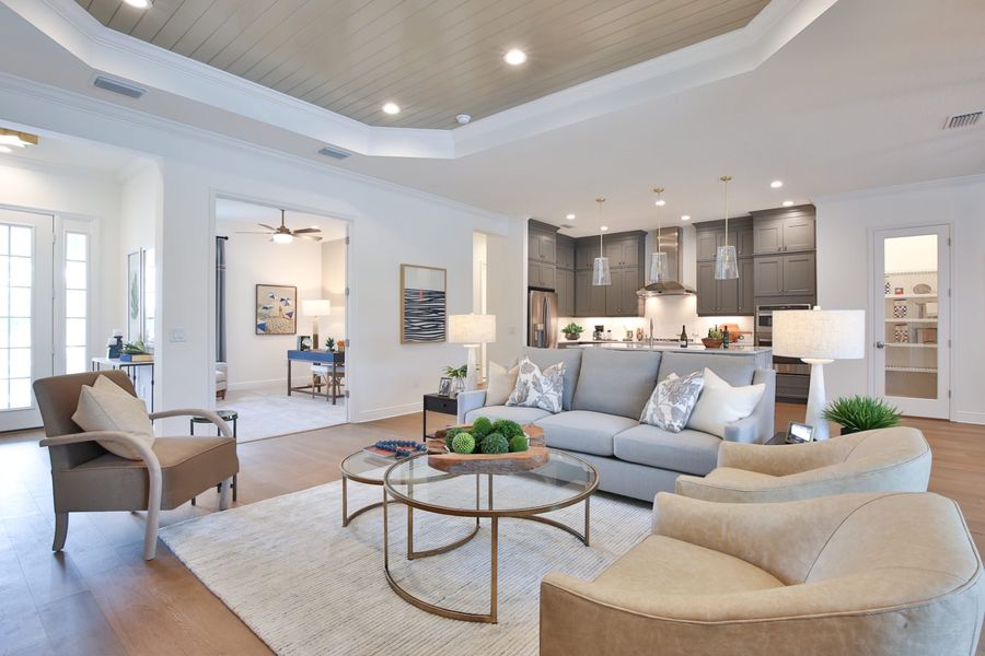 Furnished interior view inside a new home in Windward, Lakewood Ranch (Image 13).