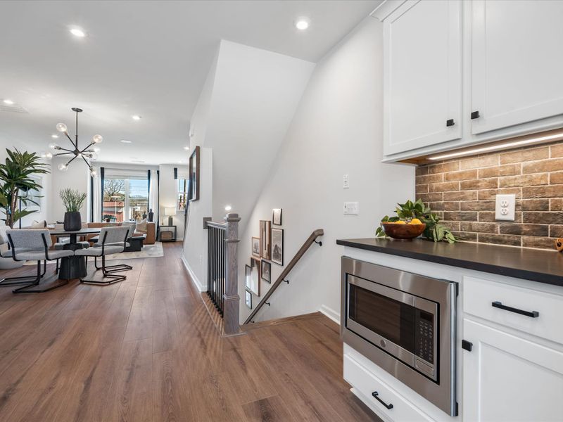 Representative furnished interior of a home built from the Collins by Tri Pointe Homes in Southmont, Charlotte (Image 7). Representative furnished interior of a home built from the Collins by Tri Pointe Homes in Southmont, Charlotte (Image 7).