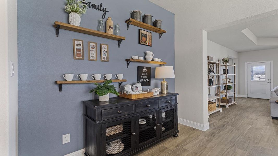 Furnished interior view inside a new home in Eagle Creek, Denton (Image 11).