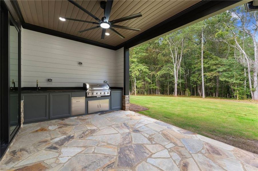 Exterior details and patio area of a home in , Ball Ground (Image 32).