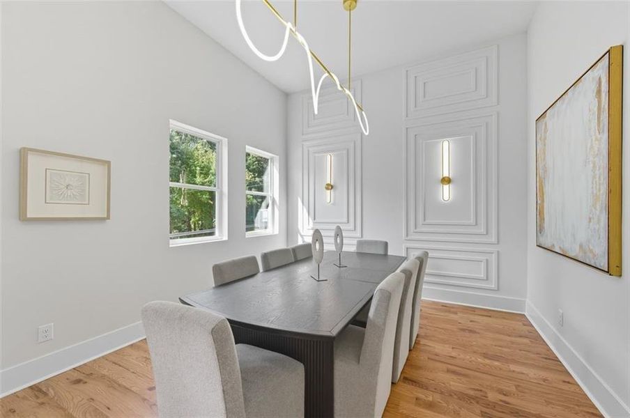 Furnished interior view inside a new home in , Atlanta (Image 6). Furnished interior view inside a new home in , Atlanta (Image 6).