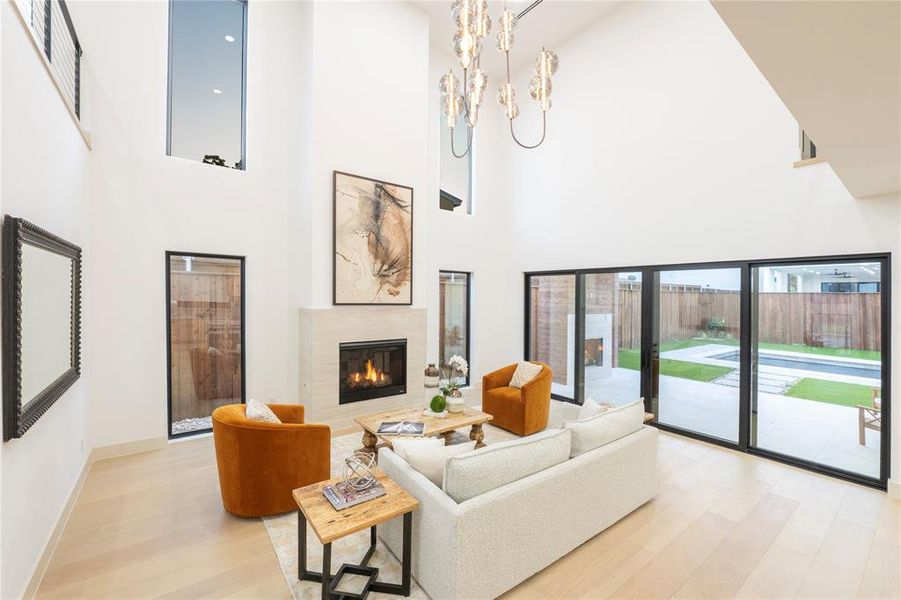 Furnished interior view inside a new home in , Dallas (Image 4).