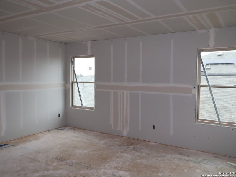 In-progress construction of a new home in Meadows at Clear Springs, New Braunfels, TX (Image 31).