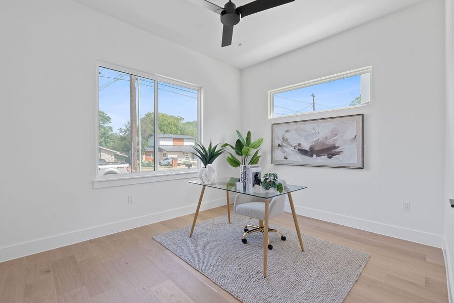 Furnished interior view inside a new home in , Austin (Image 4). Furnished interior view inside a new home in , Austin (Image 4).