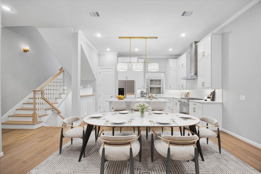 Furnished interior view inside a new home in , Houston (Image 13).