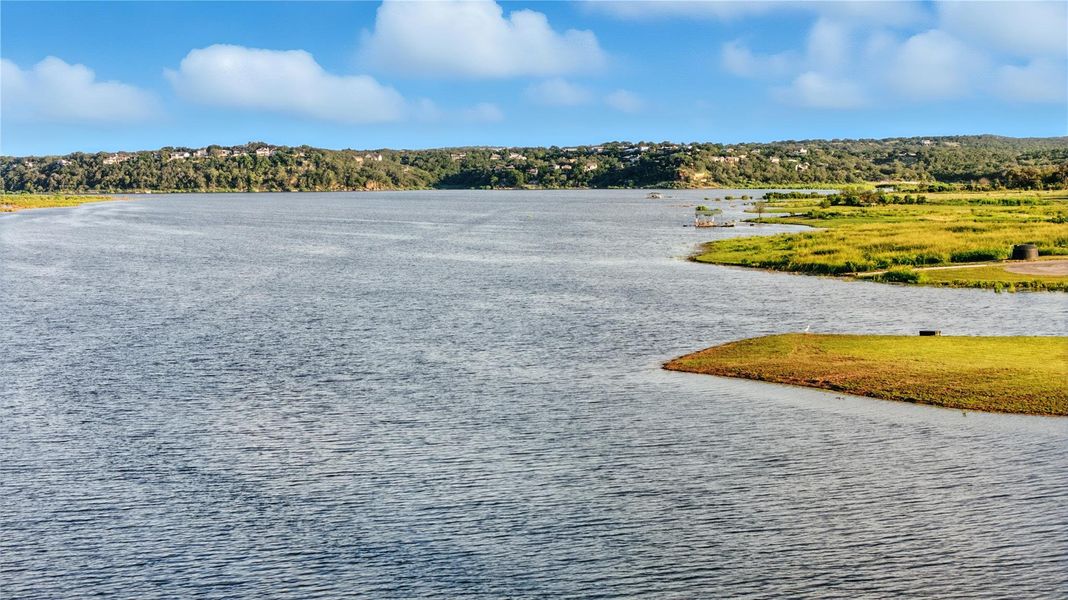 Water view of Lake Travis