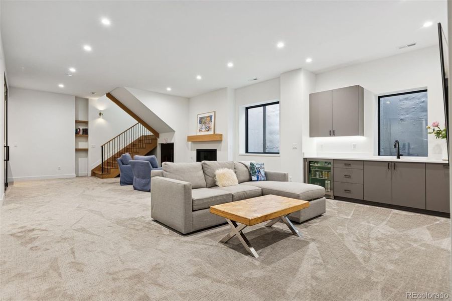 Furnished interior view inside a new home in , Denver (Image 25).