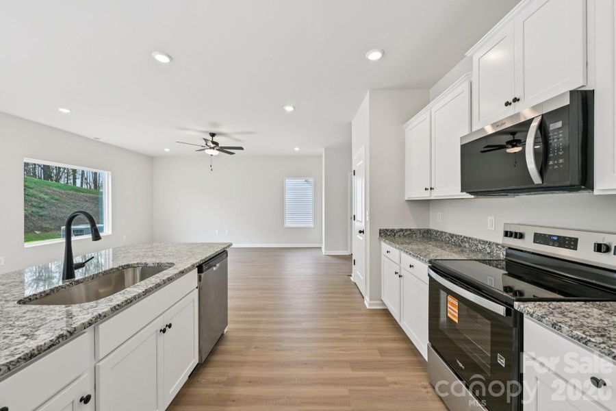 Furnished interior view inside a new home in Willow Estates, Shelby (Image 13).