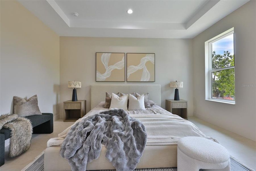 Furnished interior view inside a new home in , Tampa (Image 46).