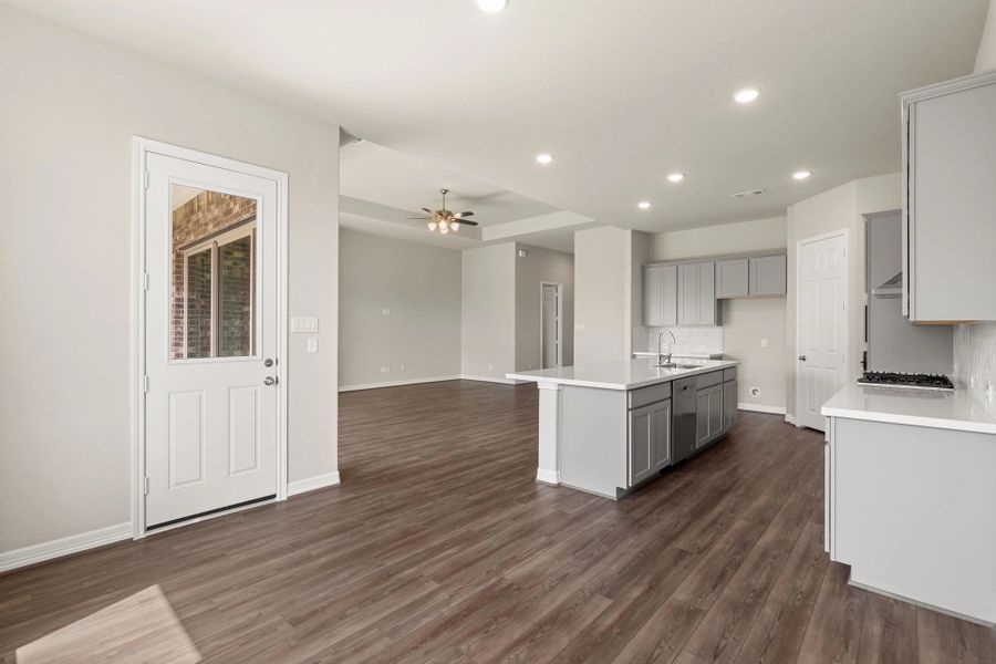 Furnished interior view inside a new home in Sunterra Lakes, Brookshire (Image 5).