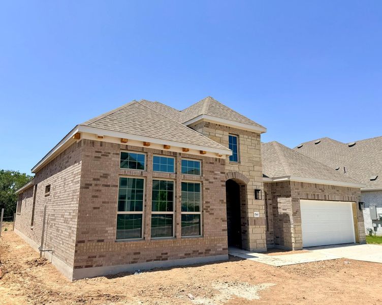 Actual home under construction Actual home under construction