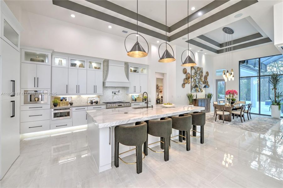 Furnished interior view inside a new home in The Estates at Brown's Landing, Port Orange (Image 11).