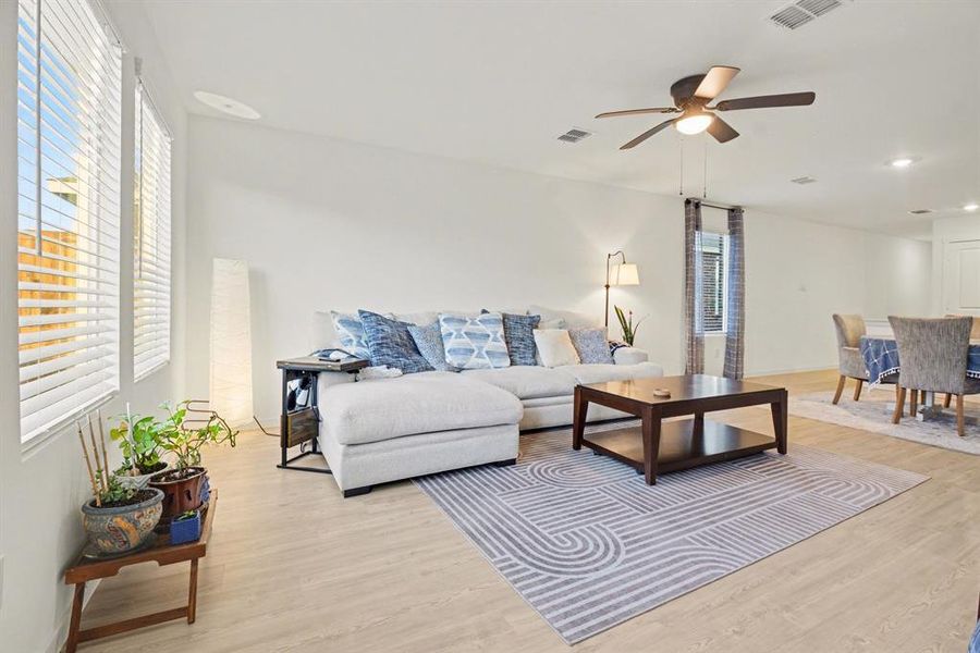 Furnished interior view inside a new home in Mobberly Farms, Pilot Point (Image 5).